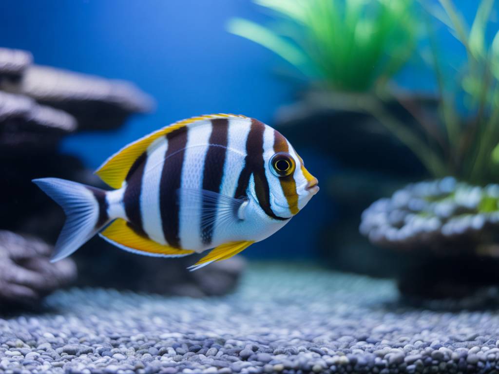 Comment choisir un acanthurus leucosternon pour son aquarium marin