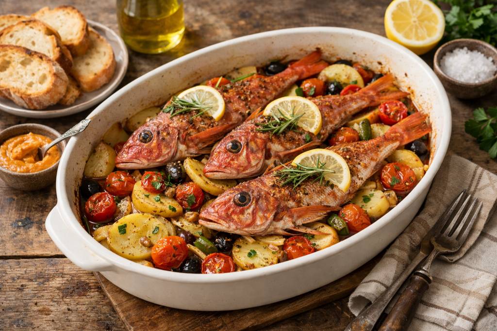 Recette grondin rouge : cuisiner ce poisson de roche en bouillabaisse ou au four