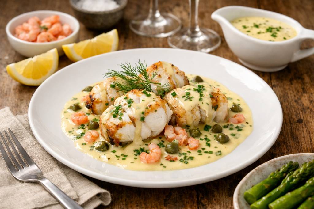 Sauce pour accompagner un rôti de lotte : idées crémeuses, citronnées et iodées pour vos repas de fête
