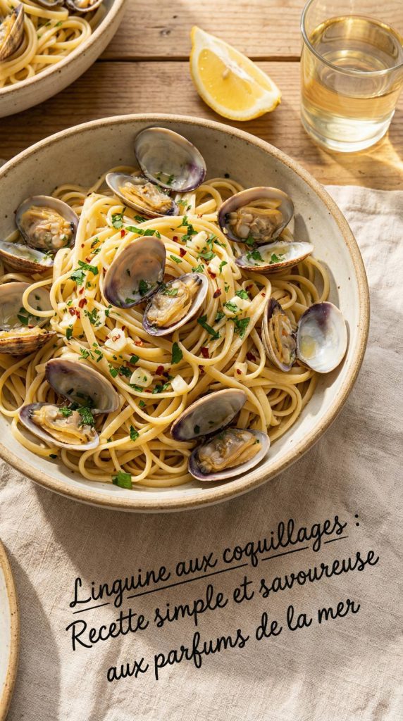 Linguine aux coquillages : recette simple et savoureuse aux parfums de la mer