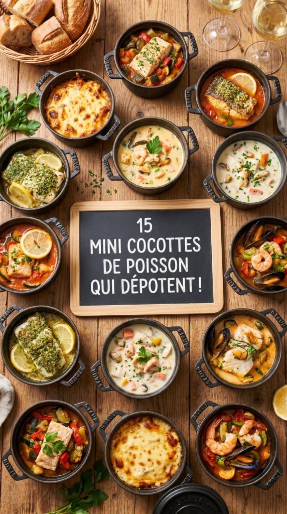15 recettes de mini cocottes qui dépotent pour sublimer vos repas de poisson