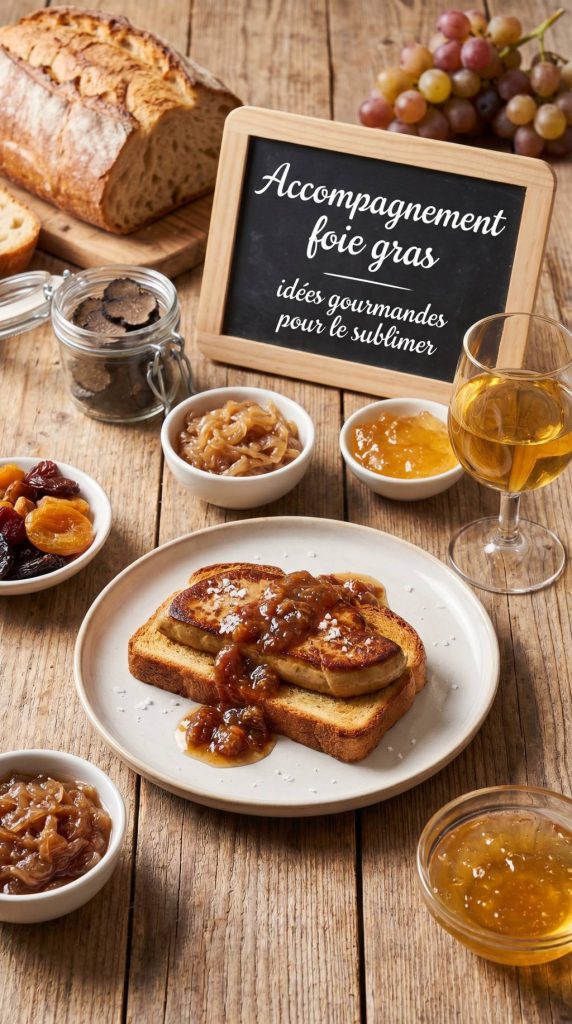 Accompagnement foie gras : idées gourmandes pour le sublimer