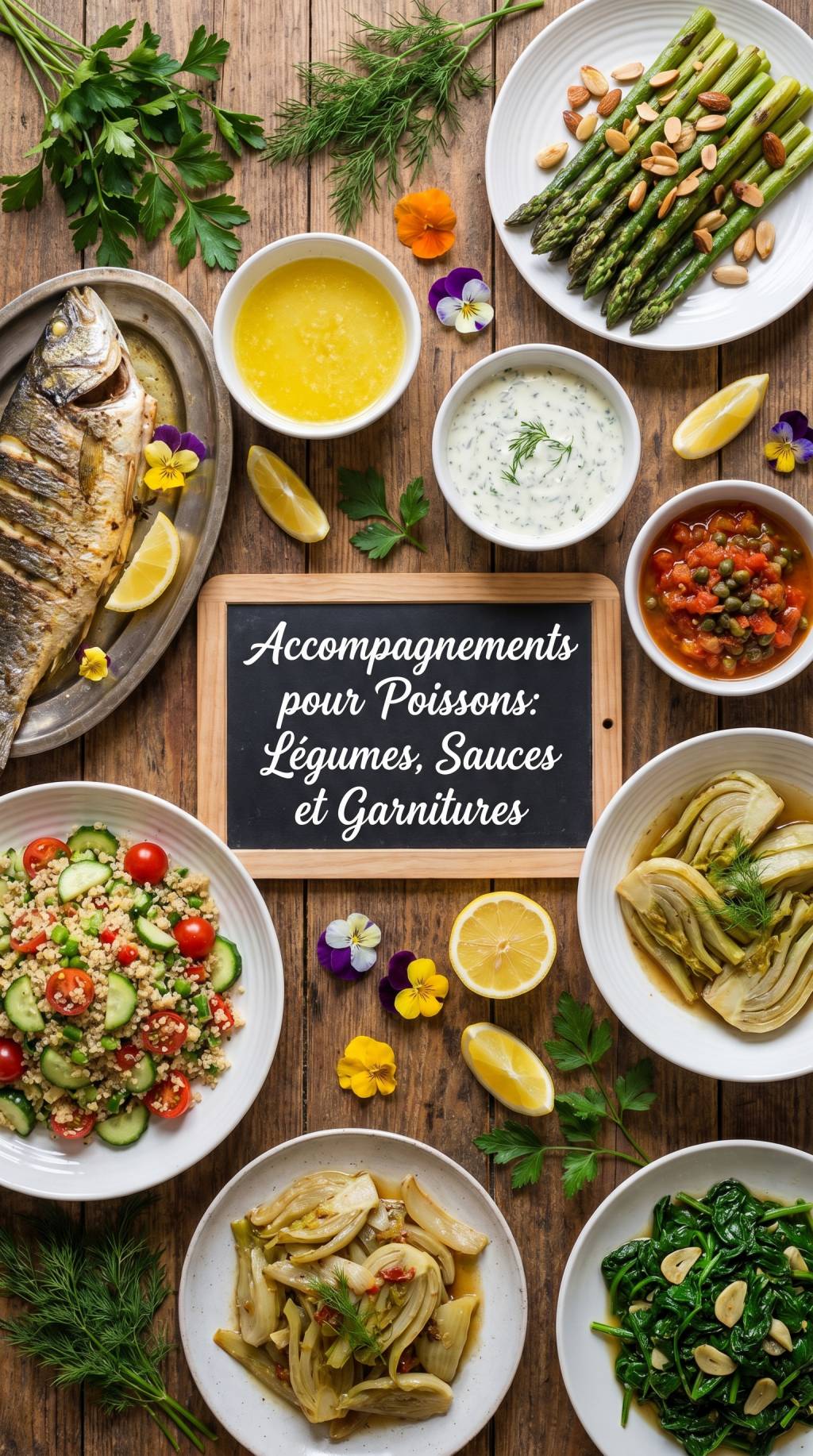 Accompagnement pour poisson : idées de légumes, sauces et garnitures pour sublimer vos plats de la mer