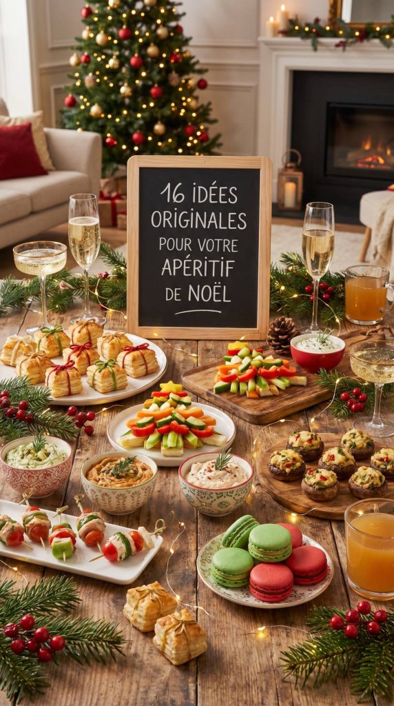 16 idées originales pour votre apéritif de noël