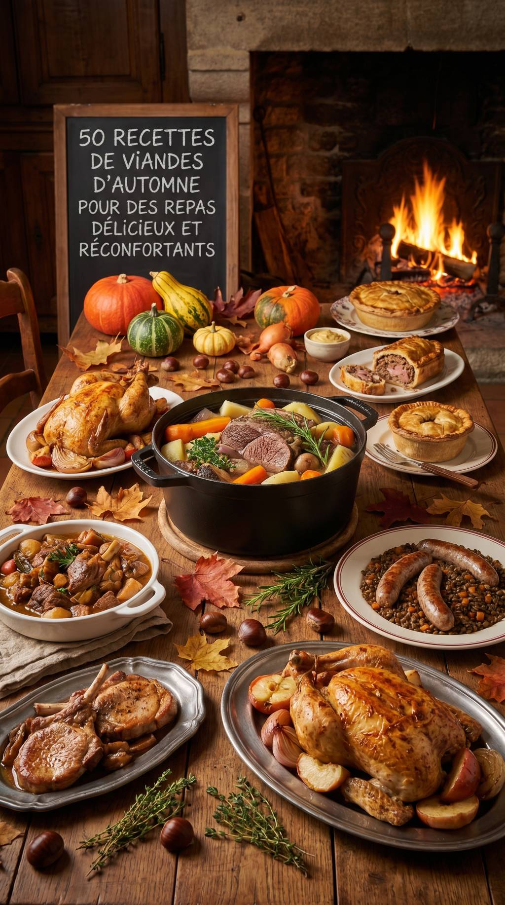 50 recettes d&rsquo;automne viande pour des repas savoureux et réconfortants