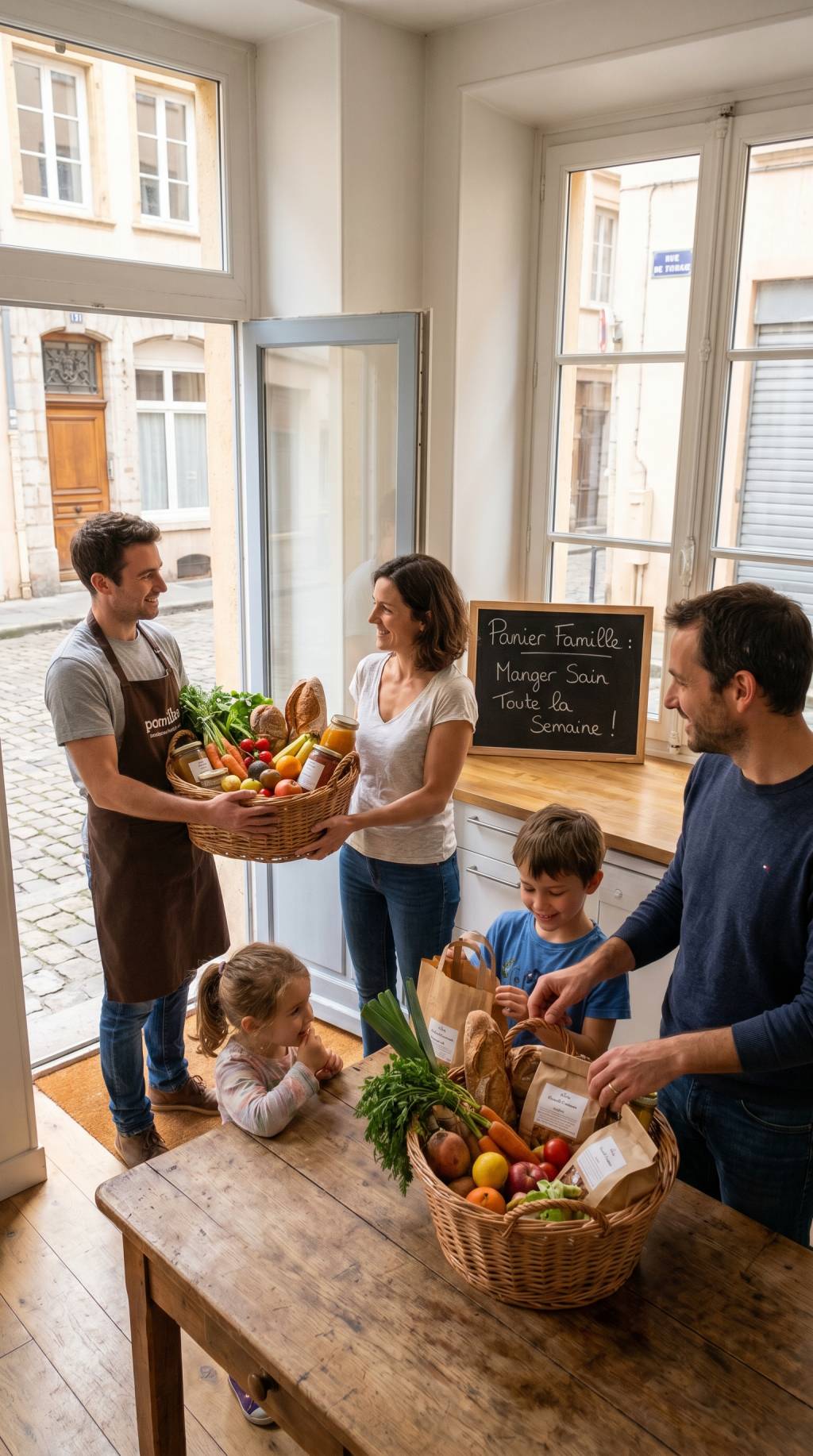 Livraison de panier familial à lyon : la solution pratique pour manger sain toute la semaine