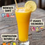 A c e jus de fruit : bienfaits, composition et usages en cuisine