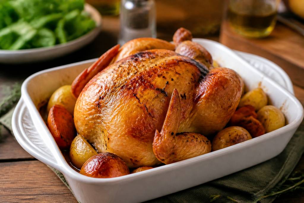 Comment accompagner poulet roti