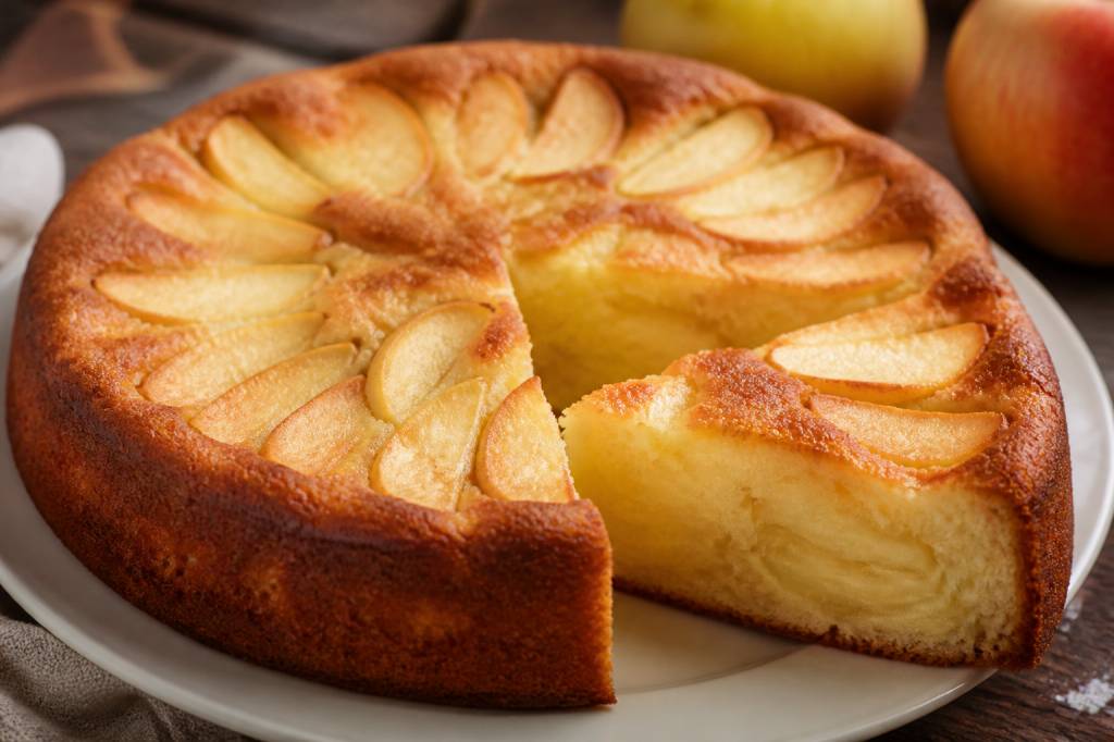 4 quarts aux pommes moelleux et facile à réaliser