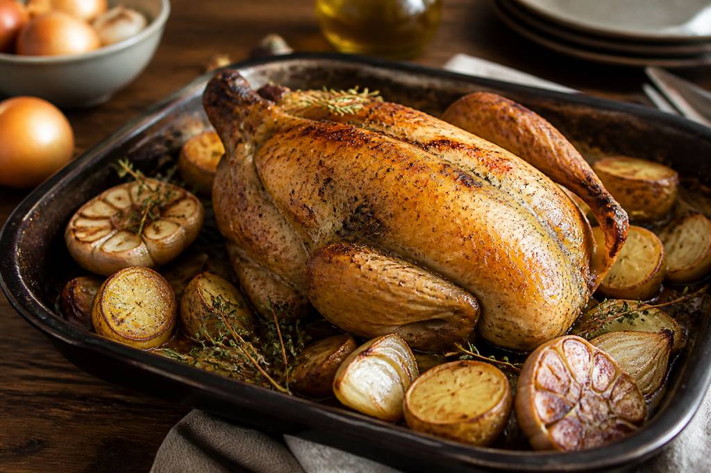 Accompagnement pintade au four : 10 idées savoureuses et faciles à préparer