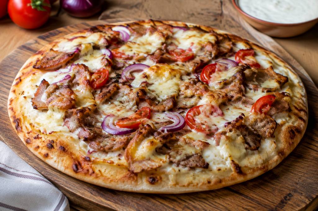 Recette pizza kebab creme fraiche : une version maison facile à préparer
