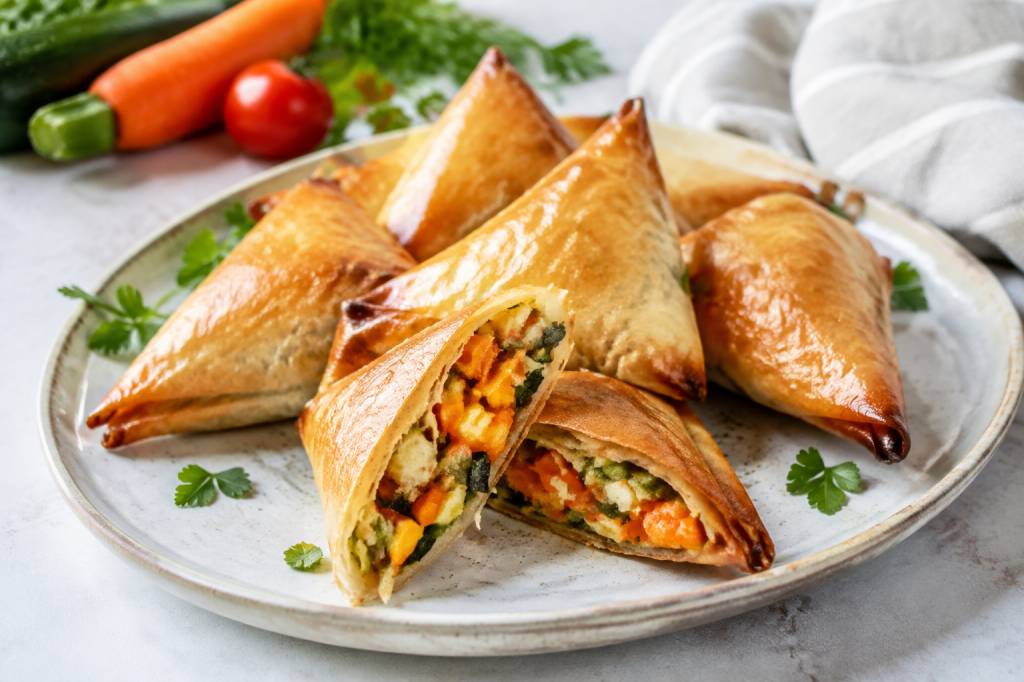 Recette brick vége : une garniture savoureuse aux légumes de saison