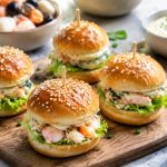 Recette mini burger moelleux aux produits de la mer